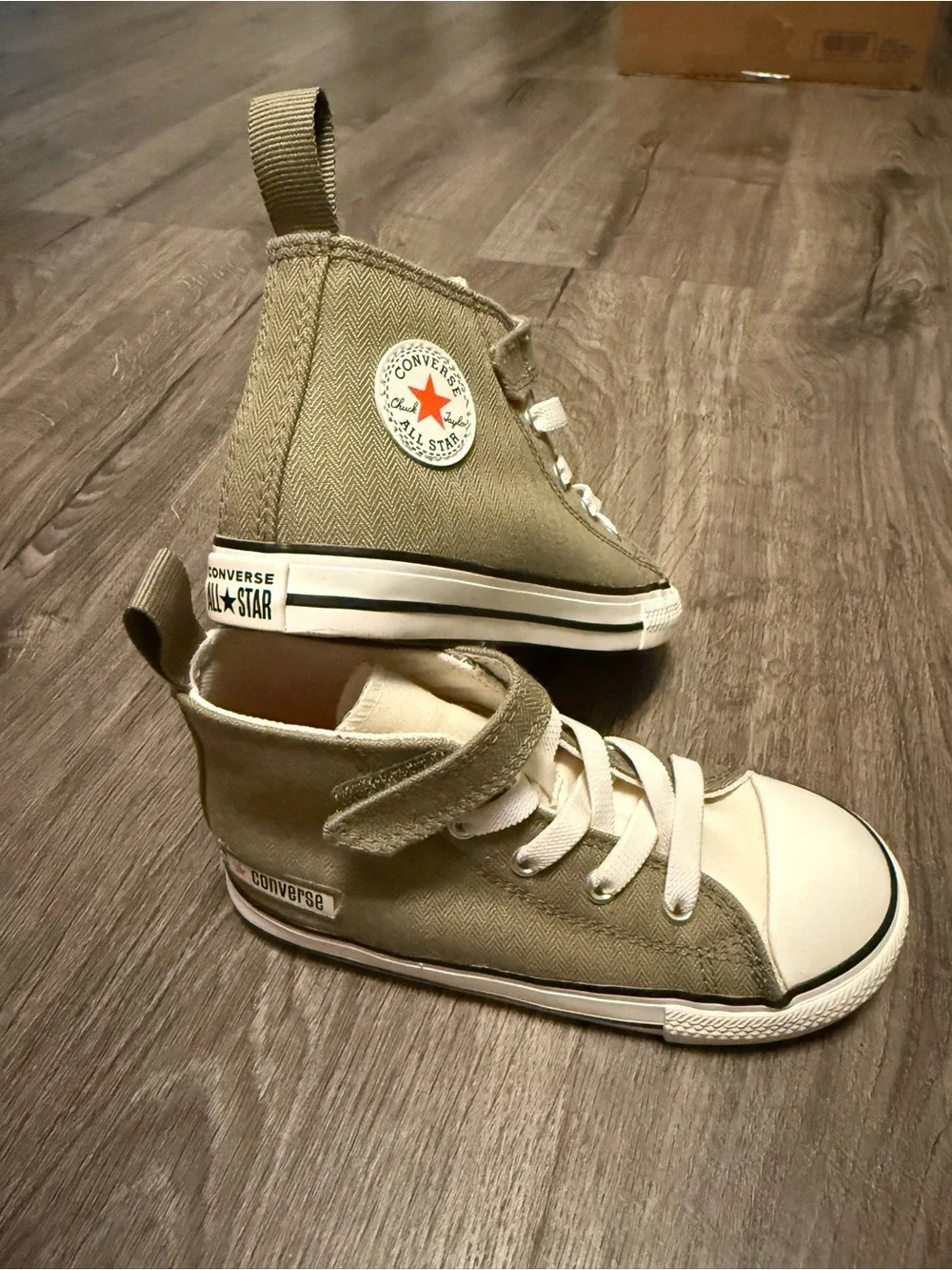 Converse Olive Green Easy On High-Top Sneakers - Little Kids Sz 10